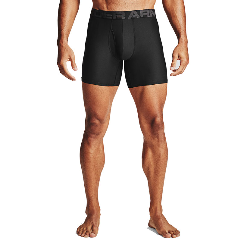 Under Armour boxer UA Tech 2 Pack (1363619-001)Ανδρικό εσώρουχο Μαυρο 2 Τεμαχια