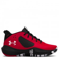 Under Armour Lockdown 6 PS (3025618-600)Παιδικά Παπούτσια Μπάσκετ ΚΟΚΚΙΝΑ