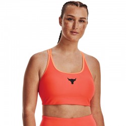 UNDER ARMOUR Project Rock Crossback Bra (1377454-877)ΓΥΝΑΙΚΕΙΟ ΚΟΡΑΛΙ ΜΠΟΥΣΤΑΚΙ