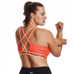 UNDER ARMOUR Project Rock Crossback Bra (1377454-877)ΓΥΝΑΙΚΕΙΟ ΚΟΡΑΛΙ ΜΠΟΥΣΤΑΚΙ