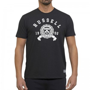 RUSSELL YALE S/S CREWNECK TEE SHIRT (A3-049-1-IO-099)ΑΝΔΡΙΚΟ ΜΑΥΡΟ T-SHIRT RUSSELL YALE S/S CREWNECK TEE SHIRT (A3-049-1-IO-099)ΑΝΔΡΙΚΟ ΜΑΥΡΟ T-SHIRT