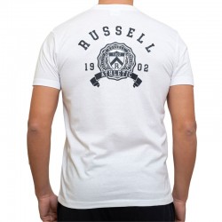 RUSSELL MIT S/S CREWNECK TEE SHIRT (A3-052-1-UW-001)ΑΝΔΡΙΚΟ ΛΕΥΚΟ T-SHIRT