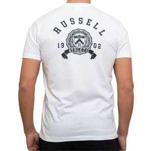 RUSSELL MIT S/S CREWNECK TEE SHIRT (A3-052-1-UW-001)ΑΝΔΡΙΚΟ ΛΕΥΚΟ T-SHIRT RUSSELL MIT S/S CREWNECK TEE SHIRT (A3-052-1-UW-001)ΑΝΔΡΙΚΟ ΛΕΥΚΟ T-SHIRT