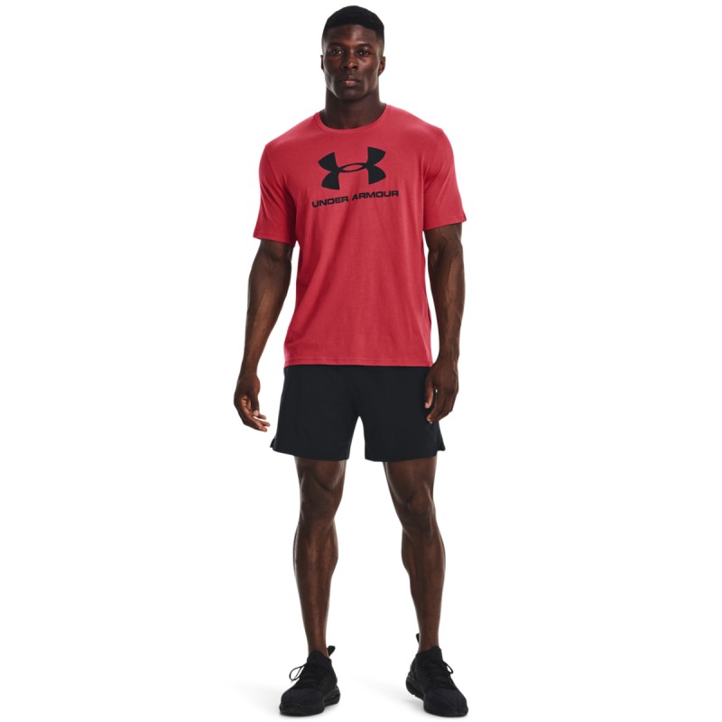 UNDER ARMOUR Sportstyle Logo T-Shirt (1329590-638)ΚΟΚΚΙΝΟ ΑΝΔΡΙΚΟ T-SHIRT