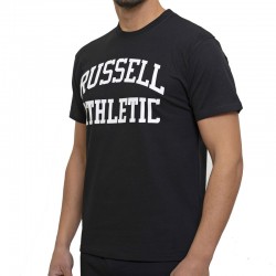 RUSSELL ICONIC S/S CREWNECK TEE SHIRT (E3-630-1-IO-099)ΜΑΥΡΟ ΑΝΔΡΙΚΟ T-SHIRT