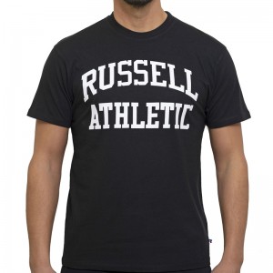 RUSSELL ICONIC S/S CREWNECK TEE SHIRT (E3-630-1-IO-099)ΜΑΥΡΟ ΑΝΔΡΙΚΟ T-SHIRT RUSSELL ICONIC S/S CREWNECK TEE SHIRT (E3-630-1-IO-099)ΜΑΥΡΟ ΑΝΔΡΙΚΟ T-SHIRT