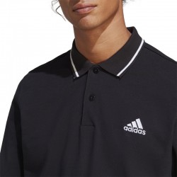 Adidas Sport Inspired Essentials Pique Small Logo Polo Shirt (IC9314)ΑΝΔΡΙΚΟ ΜΑΥΡΟ