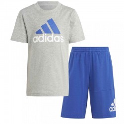 Adidas Sport Inspired Essentials Logo Tee and Short Set (IC3836)ΠΑΙΔΙΚΟ ΣΕΤ ΓΚΡΙ/ΜΠΛΕ