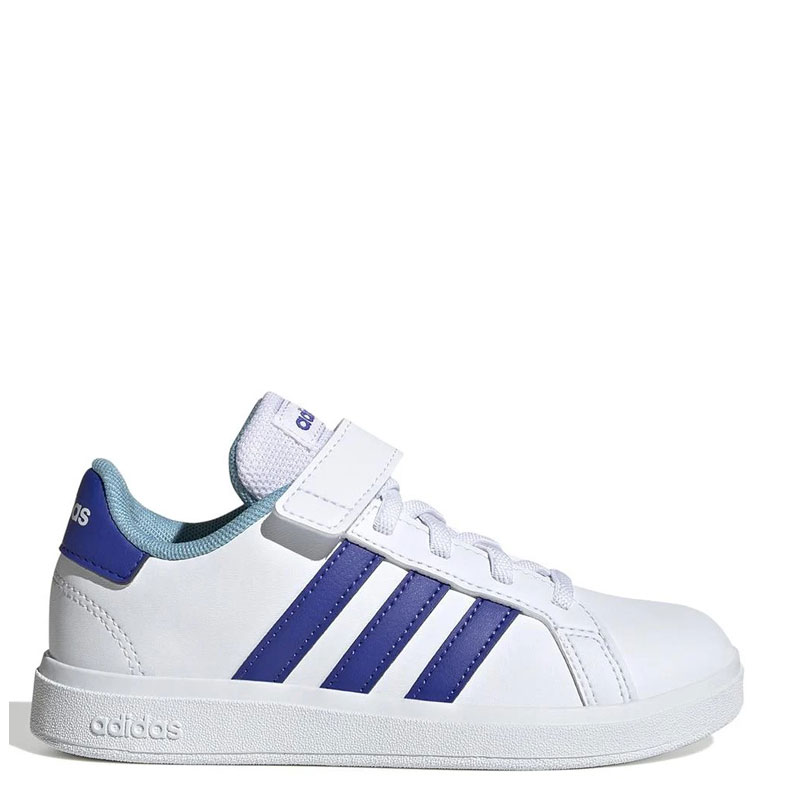 Adidas Grand Court 2.0 EL K (HP8915)Παιδικά Παπουτσια Cloud White / Lucid Blue / Preloved Blue