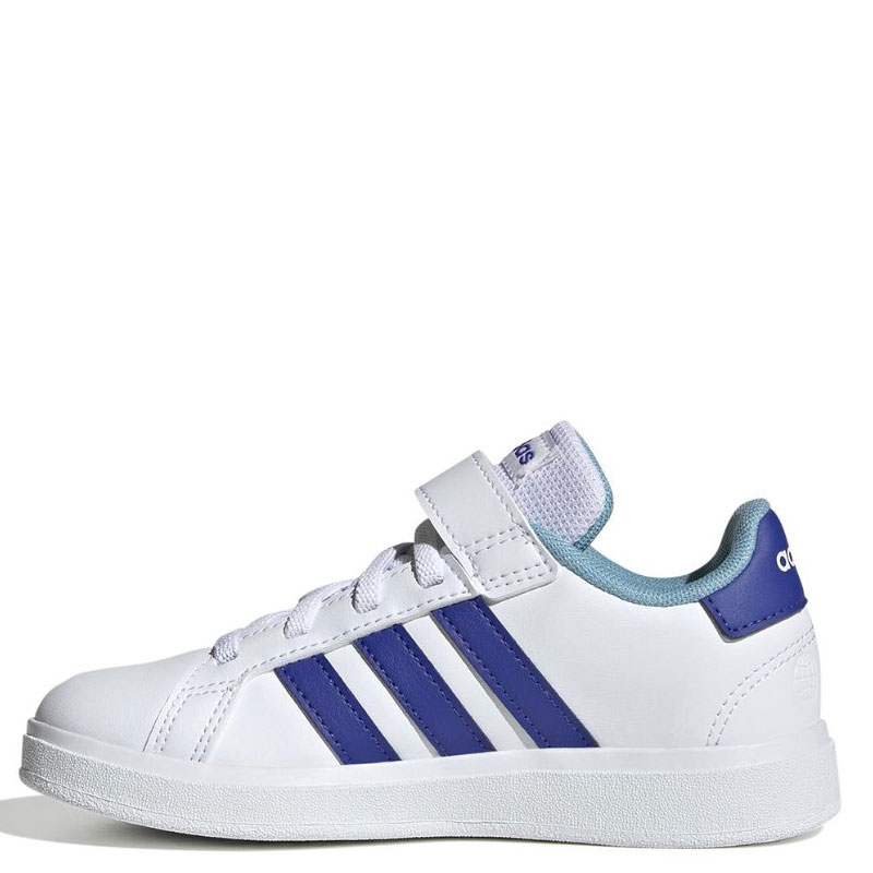 Adidas Grand Court 2.0 EL K (HP8915)Παιδικά Παπουτσια Cloud White / Lucid Blue / Preloved Blue