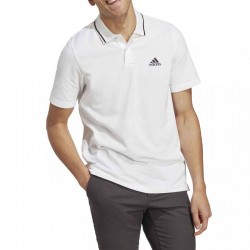 Adidas Sport Inspired Essentials Pique Small Logo Polo Shirt (IC9315)ΛΕΥΚΟ ΑΝΔΡΙΚΟ