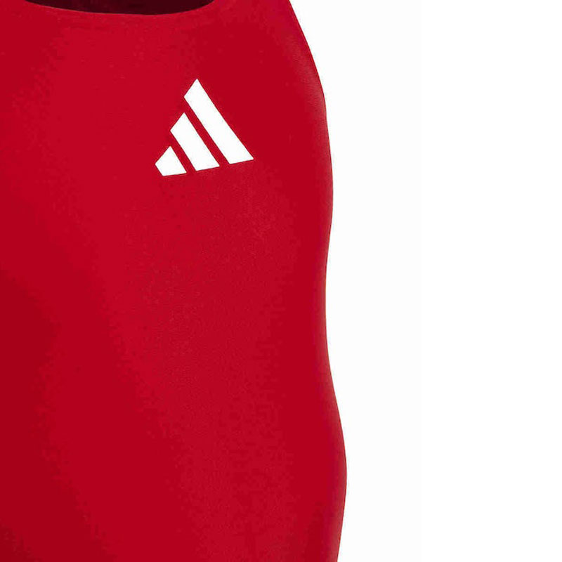 Adidas Solid Small Logo Swimsuit (IC4725)ΠΑΙΔΙΚΟ ΚΟΚΚΙΝΟ ΜΑΓΙΟ