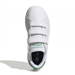 Adidas ADVANTAGE CF C (GW6494)Παιδικά Παπουτσια Cloud White / Green