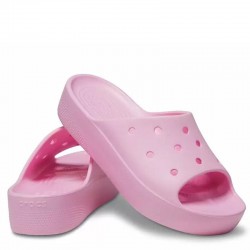 CROCS Classic Platform Slide - Flamingo (208180-6S0)ΓΥΝΑΙΚΕΙΑ ΠΑΝΤΟΦΛΑ ΡΟΖ