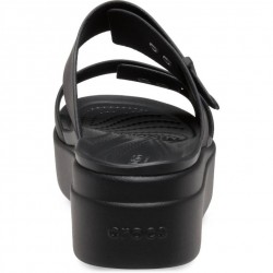 CROCS Brooklyn Buckle LowWdg - Black (207431-001)ΓΥΝΑΙΚΕΙΟ ΠΕΔΙΛΟ ΜΑΥΡΟ