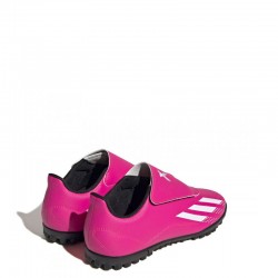 Adidas X Speedportal.4 VEL TF PS (GZ2439)Παιδικά Ποδοσφαιρικά Παπούτσια με Σχάρα Χωρίς Κορδόνια Φούξια