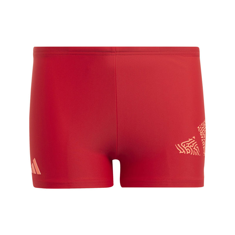 ADIDAS 3 BAR LOGO SWIM BOXERS (IC4739)Παιδικό Μαγιό Κόκκινο