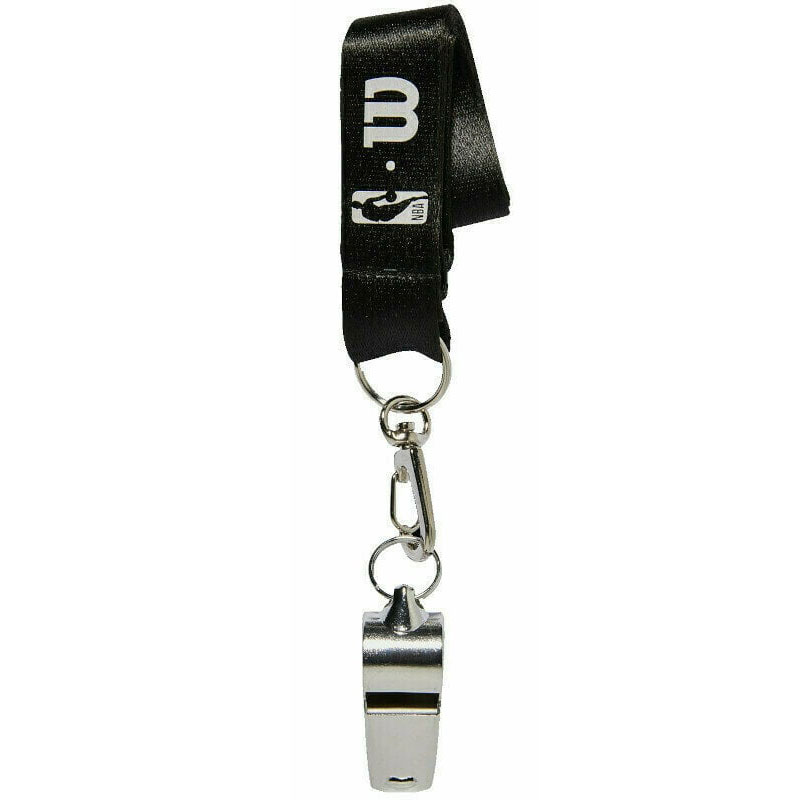 Wilson NBA Brass Whistle With Lanyard (WTBA5000NBA)ΜΑΥΡΗ ΣΦΥΡΙΧΤΡΑ ΜΕ ΚΟΡΔΟΝΙ