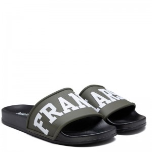 Franklin & Marshall Slipper Double Slides (FTUA0009S-1726)ΑΝΔΡΙΚΗ ΠΑΝΤΟΦΛΑ ΧΑΚΙ/ΜΑΥΡΟ Franklin & Marshall Slipper Double Slides (FTUA0009S-1726)ΑΝΔΡΙΚΗ ΠΑΝΤΟΦΛΑ ΧΑΚΙ/ΜΑΥΡΟ