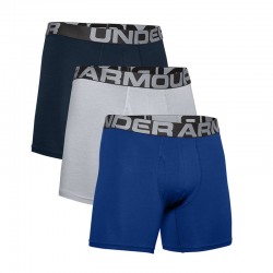 UNDER ARMOUR CHARGED COTTON 6IN 3 PACK (1363617-400)ΑΝΔΡΙΚΑ ΕΣΩΡΟΥΧΑ 3 ΤΕΜΑΧΙΑ Royal / Academy / Mod Gray Medium Heather