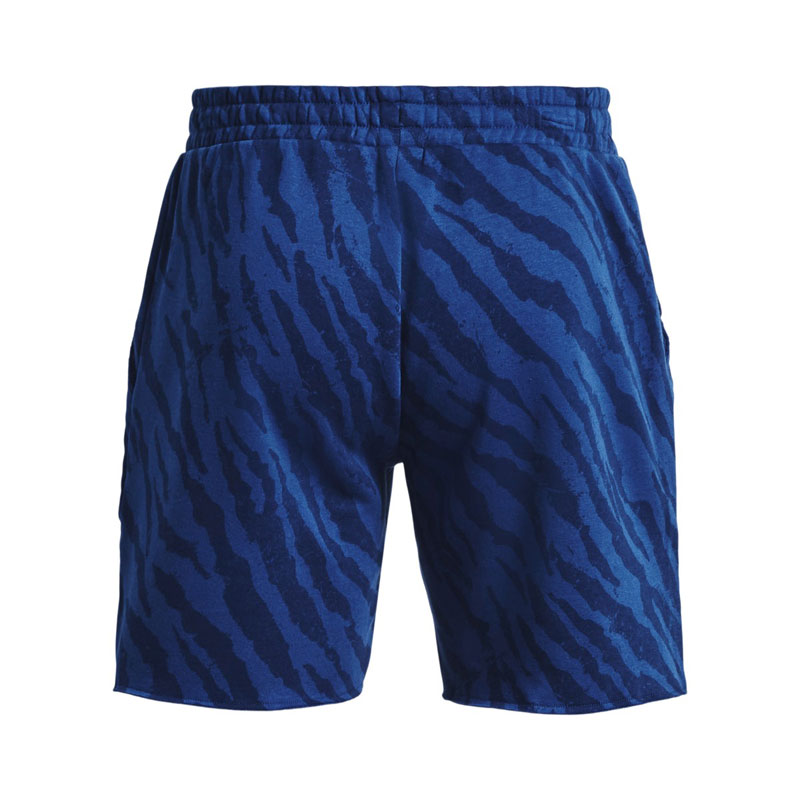 UNDER ARMOUR Pjt Rock Rival Printed Short (1377445-471)ΑΝΔΡΙΚΗ ΒΕΡΜΟΥΔΑ Blue Mirage/White/Black