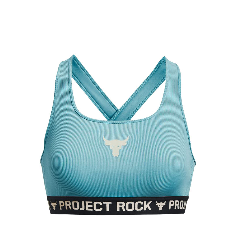 UNDER ARMOUR Pjt Rock Crsbck Nov Bra 2 (1377462-433)ΓΥΝΑΙΚΕΙΟ ΜΠΟΥΣΤΑΚΙ Glacier Blue/Ivory/Ivory