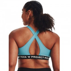 UNDER ARMOUR Pjt Rock Crsbck Nov Bra 2 (1377462-433)ΓΥΝΑΙΚΕΙΟ ΜΠΟΥΣΤΑΚΙ Glacier Blue/Ivory/Ivory