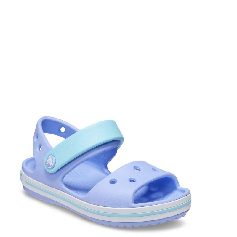 CROCS Crocband Sandal Kids (12856-5Q6)Ανατομικά Παπουτσάκια Θαλάσσης Moon Jelly ΜΩΒ