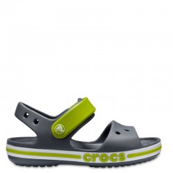 CROCS Bayaband Sandal Kids (205400-025)Παιδικά Σανδάλια Charcoal ΓΚΡΙ