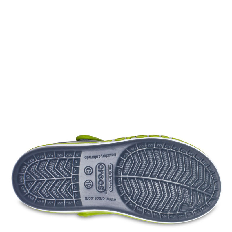 CROCS Bayaband Sandal Kids (205400-025)Παιδικά Σανδάλια Charcoal ΓΚΡΙ