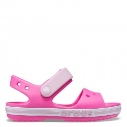 CROCS Bayaband Sandal Kids (205400-6QQ)ΠΑΙΔΙΚΑ ΣΑΝΔΑΛΙΑ Electric Pink ΡΟΖ