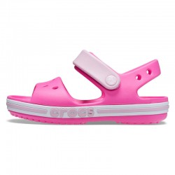 CROCS Bayaband Sandal Kids (205400-6QQ)ΠΑΙΔΙΚΑ ΣΑΝΔΑΛΙΑ Electric Pink ΡΟΖ