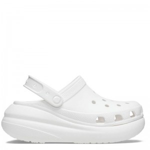 CROCS Classic Crush Clog (207521-100)Γυναικείο Σαμπό Λευκό CROCS Classic Crush Clog (207521-100)Γυναικείο Σαμπό Λευκό
