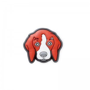 CROCS Beagle Dog (10011211-UNC)Jibbitz ΔΙΑΚΟΣΜΗΤΙΚΑ ΑΞΕΣΟΥΑΡ ΓΙΑ ΣΑΜΠΟ/ΣΑΝΔΑΛΙΑ ΚΑΦΕ/ΛΕΥΚΟ