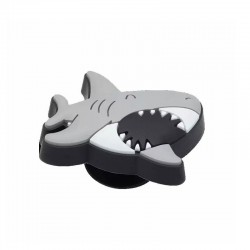 CROCS Lil Shark (10009843-UNC)Jibbitz ΔΙΑΚΟΣΜΗΤΙΚΟ ΑΞΕΣΟΥΑΡ ΓΙΑ ΣΑΜΠΟ/ΣΑΝΔΑΛΙΑ ΓΚΡΙ