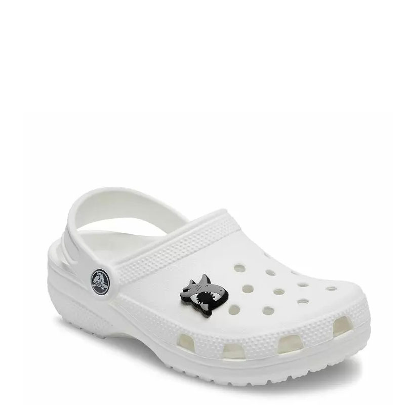 CROCS Lil Shark (10009843-UNC)Jibbitz ΔΙΑΚΟΣΜΗΤΙΚΟ ΑΞΕΣΟΥΑΡ ΓΙΑ ΣΑΜΠΟ/ΣΑΝΔΑΛΙΑ ΓΚΡΙ