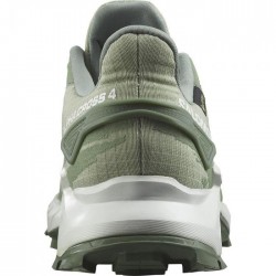 Salomon Alphacross 4 GTX WMNS (471172)Γυναικεία Παπούτσια Trail Running Πράσινα Αδιάβροχα με Μεμβράνη Gore-Tex