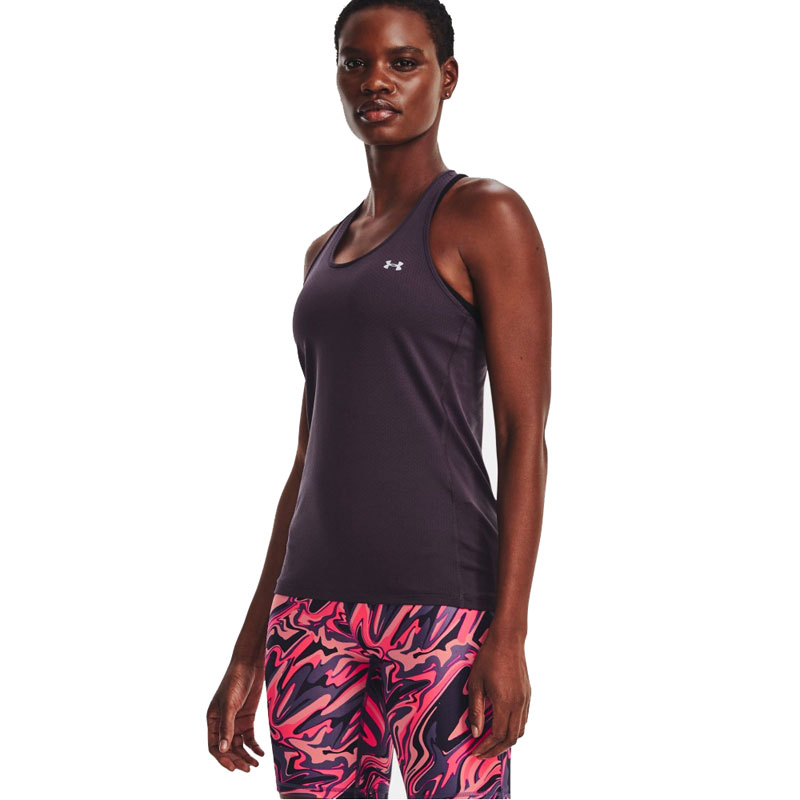 Under Armour HeatGear Racer (1328962-541)Αμάνικη Γυναικεία  Μπλούζα ΜΠΟΡΝΤΟ