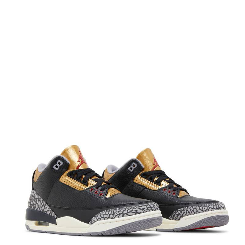 Jordan Air 3 Retro Black Cement Gold (CK9246-067)ΓΥΝΑΙΚΕΙΟ ΥΠΟΔΗΜΑ  BLACK/METALLIC GOLD/GREY