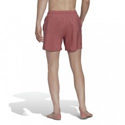 Adidas Performance Short Length Solid Swim Shorts MENS (HT2163)Ανδρικό Μαγιό Σορτς Μπορντό