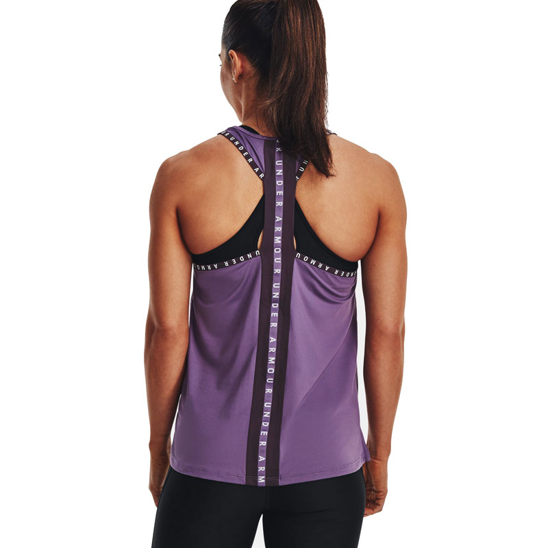 Under Armour Knockout Tank (1351596-571)Αμάνικη Γυναικεία Μπλούζα ΜΩΒ