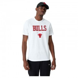 NEW ERA Chicago Bulls NBA Team Logo White T-Shirt (60357046)ΛΕΥΚΟ