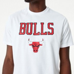 NEW ERA Chicago Bulls NBA Team Logo White T-Shirt (60357046)ΛΕΥΚΟ