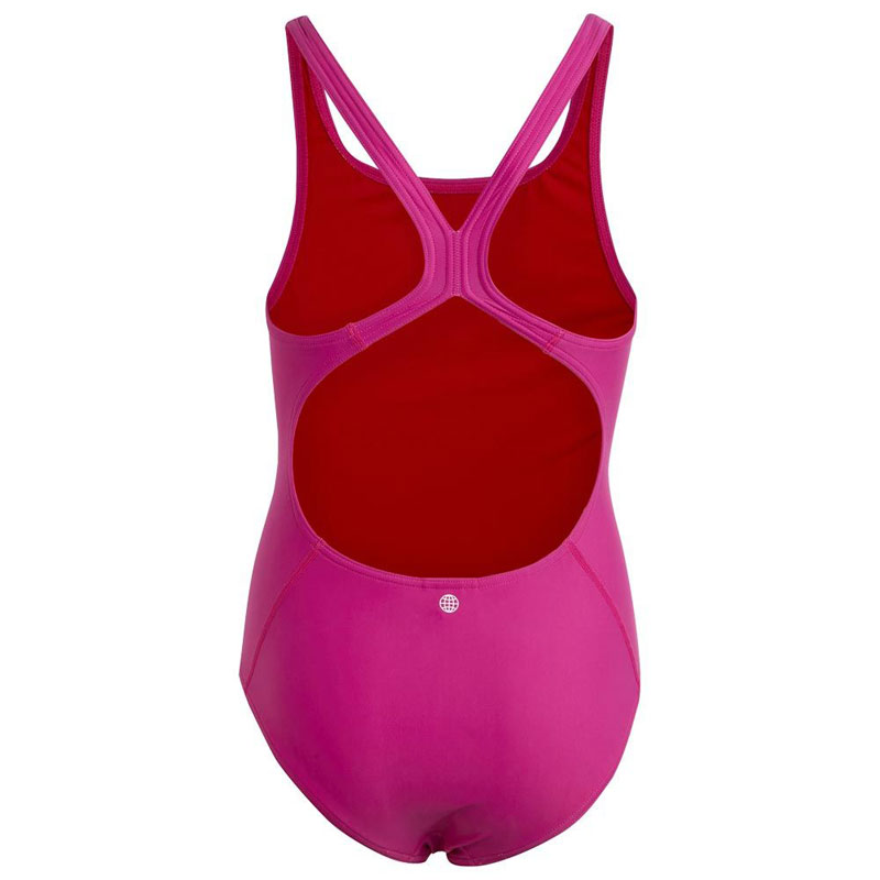 ADIDAS SOLID SMALL LOGO SWIMSUIT (IC4726)ΠΑΙΔΙΚΟ ΜΑΓΙΟ Lucid Fuchsia / Better Scarlet