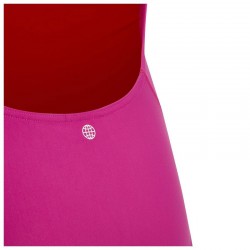 ADIDAS SOLID SMALL LOGO SWIMSUIT (IC4726)ΠΑΙΔΙΚΟ ΜΑΓΙΟ Lucid Fuchsia / Better Scarlet