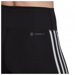 Adidas Essentials 3-Stripes Training (HK9964)Γυναικείο Κολάν-Σορτς Ψηλόμεσο Μαύρο
