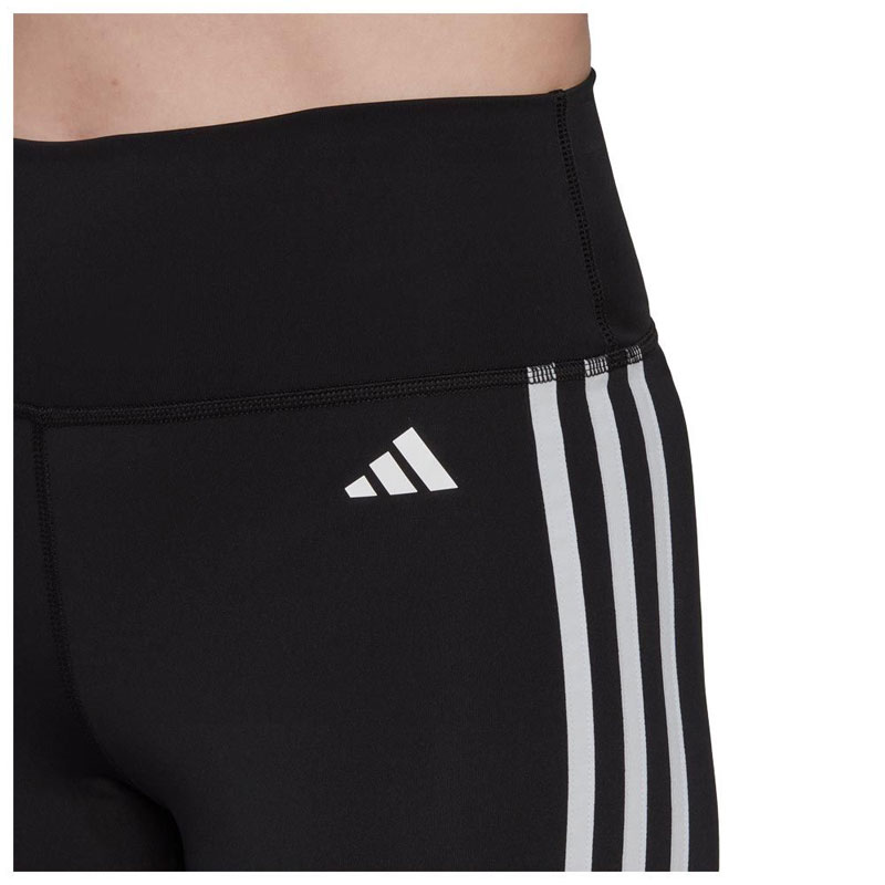 Adidas Essentials 3-Stripes Training (HK9964)Γυναικείο Κολάν-Σορτς Ψηλόμεσο Μαύρο