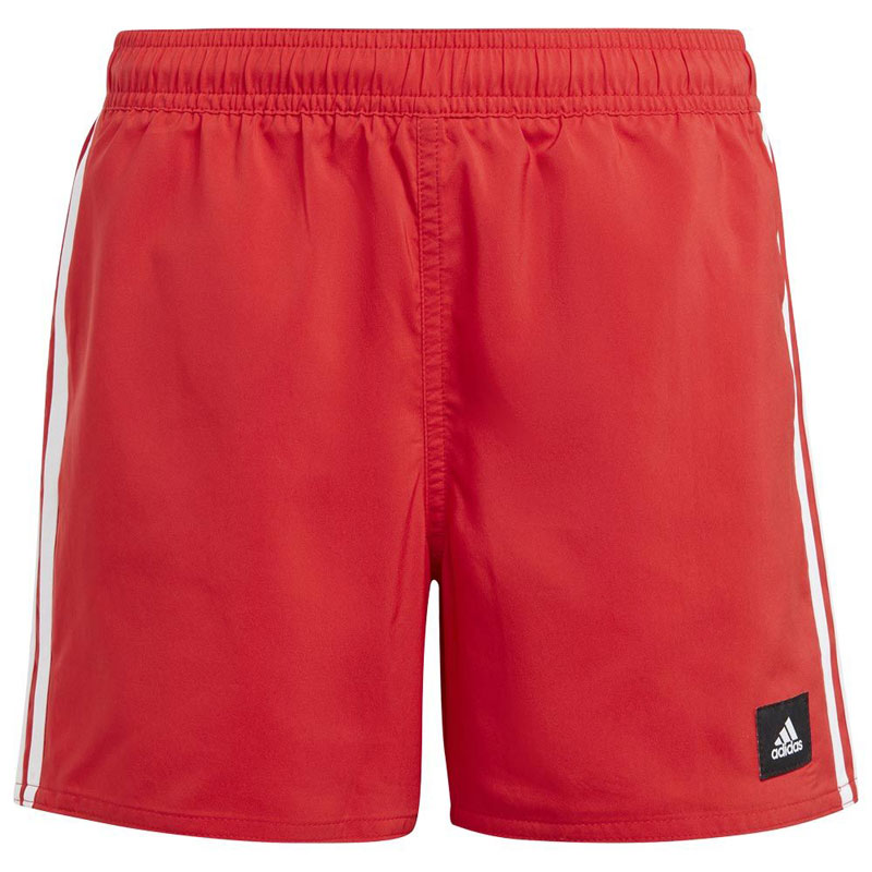 ADIDAS JUNIOR 3 STRIPES SWIM SHORTS (HA9407)ΚΟΚΚΙΝΟ ΠΑΙΔΙΚΟ ΜΑΓΙΟ ΣΟΡΤΣ