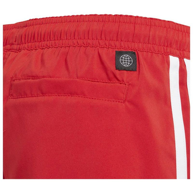 ADIDAS JUNIOR 3 STRIPES SWIM SHORTS (HA9407)ΚΟΚΚΙΝΟ ΠΑΙΔΙΚΟ ΜΑΓΙΟ ΣΟΡΤΣ