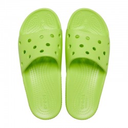 CROCS Classic Crocs Slide K - Limeade (206396-3UH)ΠΑΙΔΙΚΕΣ ΣΑΓΙΟΝΑΡΕΣ ΠΡΑΣΙΝΟ